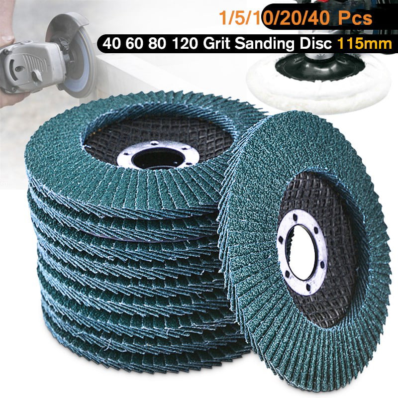 Die Grinder Blending And Finishing Applications- By Katzco For Rotary Tools Flap Discs 80 Grit Quick Change Grinding Wheels 10 Pieces 2 Drill