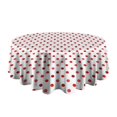 thumbnail image 5 of Christmas Round Tablecloth 70x70in(178x178cm) – Waterproof Polyester Table Cover with Full Print Design, Wrinkle Resistant & Washable for Kitchen Dining Party Decor, 5 of 6