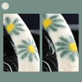 thumbnail image 4 of Small Daisy Winter Plush Automobile Steering Wheel Cover Round Warm Handle Cover - D Type Fresh Rice/38cm/Pack, 4 of 4