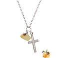 thumbnail image 2 of Delight Jewelry Resin Ram Be Strong and Courageous Engraved Cross Zoey Necklace, 28", 2 of 4