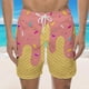 thumbnail image 1 of WILLBEST Pantalones Cortos Casuales para Hombre, Ideales para Nadar En La Playa y Hacer Ejercicio, con Un Elegante Diseño con Cordones y Estampado de Hielo Derretido para Cualquier Temporada., 1 of 5