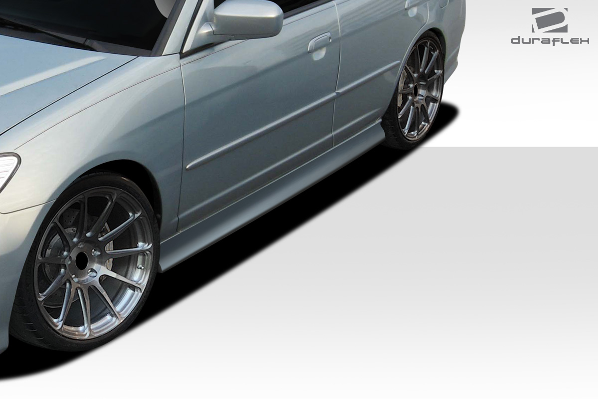 MagicDrift Polyurethane Side Skirts – 2012-2015 Honda Civic 4Dr Sedan – Rocker Panel Extensions