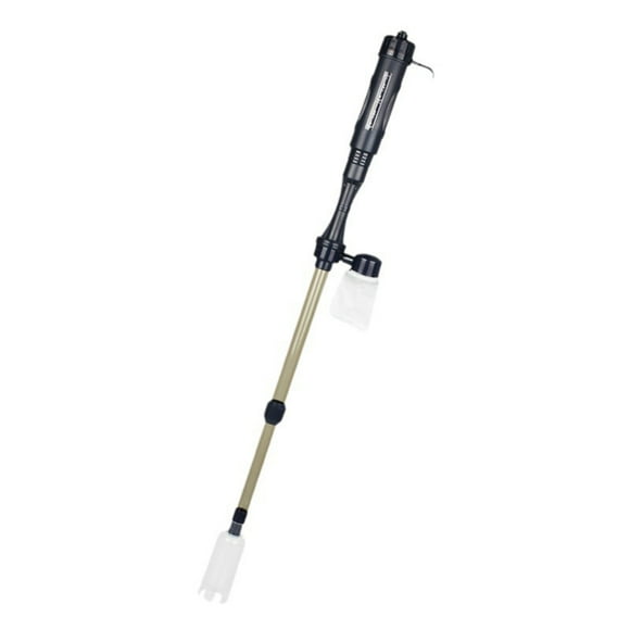 F-443 Aquarium Water Changer Electric Sand Washer Fish Tank Cleaner Pump With Suction Tube Automatic Gravel Cleaner For Freshwater Saltwater Tank Maintenance Tool