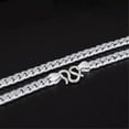 thumbnail image 5 of K-KED Cool 925Sterling Silver Flat Sideway Whip Chains Necklace for Men 6.5mm 16"-30"-6.5mm 24", 5 of 6