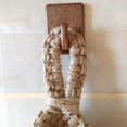thumbnail image 5 of Cesta de frutas y verduras para colgar en la pared, cesta de yute trenzado hecha a mano para frutas y verduras, cesta de almacenamiento colgante para la cocina (pequeña), 5 of 5