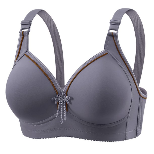 Ropa Interior Sexy para Mujeres Reunidas Tamaño Grande sin Bordes Sujetador Diario Nylon Spandex, Ropa Interior Seductora para Mujeres