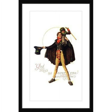 Marmont Hill "Tiny Tim" by Norman Rockwell Framed Art Print