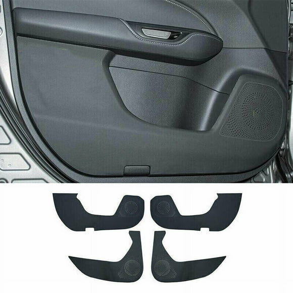for Lexus NX 250 350 22-2024 Black Leather Inner Door Kick Panel Cover Trim -