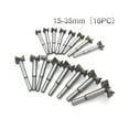 thumbnail image 3 of CNKOO 16 Pcs/ensemble 15-35mm Ouvre-Trous de Bois Durable Outil de Menuiserie Portable, 3 of 8