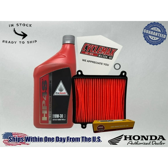Cyclemax Full Synthetic Tune Up Kit fits 2023-2024 Honda XR150L with Spark Plug