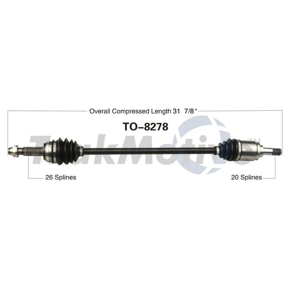 CV Axle Shaft Fits select: 2006-2018 TOYOTA RAV4, 2015-2019 LEXUS NX