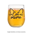 thumbnail image 3 of Vaso Crisa de Vidrio Modelo Stemless Cat Mom Transparente, 3 of 4
