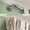 Satin Nickel, variant on 1 in. Pipe Blackout Curtain Rod with 48 to 84 in. Extension, Satin Nickel