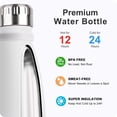 thumbnail image 4 of Botella de agua Mollcity, pequeña, 270 ml, con aislamiento de acero inoxidable, 4 of 8