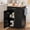 26"W Black, variant on SELOOYE Kitchen Island Cart with Storage, Rolling Side Table, Large Worktop, Cabinet, Towel Rack, Drawers