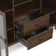 thumbnail image 4 of Simpli Home Artisan 53 inch Wide Solid Wood Tall TV Stand in Natural Aged Brown For TVs up to 60 inches, 4 of 12