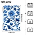 thumbnail image 2 of FORMRS 1-Subject Spiral Notebook 8" x 5" College Ruled 60 Refillable Sheet A5 Hard Cover, 2 Pack, Blue Floral Pattern, 2 of 7