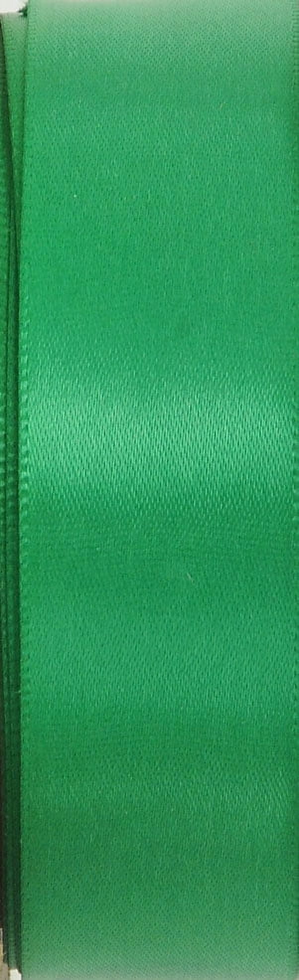 (4 pack) Offray Ribbon, Emerald Green 7/8 inch Single Face Satin Polyester Ribbon, 18 feet