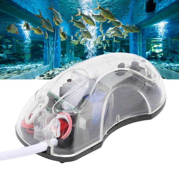 Bomba de Oxísgeno del Acuario, Bomba de Aire USB de 0.8W Aquarium USB Energía Portátil Salvando La Energía Ultra Silenciosa Con Tazas de Succión para Acuarios