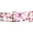 Pink, variant on 12pcs 3D Rainbow Wall Stickers Home Decorations for Interior Design