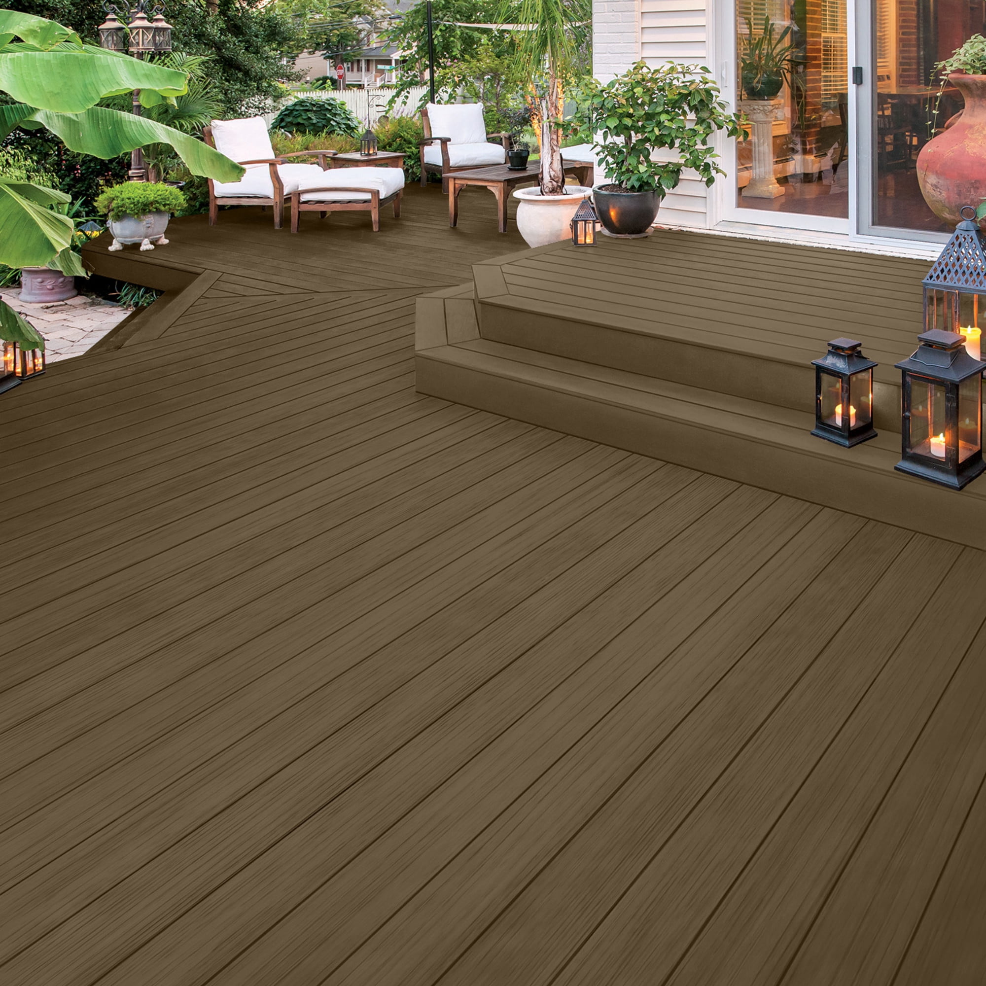 (2 pack) Olympic Maximum 5 Gallons SC-1036 Granite Solid Color Exterior Stain and Sealer in One