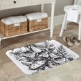 thumbnail image 7 of Logiee Monochrome Botanical Illustration Print Welcome Mats for Entryway,Door Mat for Front Door,Entry Mat,Doormat for Garden, Garage, Patio, Home, Porch Decor, 7 of 7