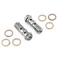 thumbnail image 2 of Titanium Double Banjo Bolt Rear Brake Caliper M10x(1.25mm) Race Spec Pack x2, 2 of 6