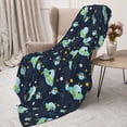 thumbnail image 3 of Rateoe Galaxy With Ufo Pattern Flannel Throw Blanket, Ultra-soft Blanket for Bed, Couch, Car, Hypoallergenic Anti-pilling blanket-40"x30"(Vertical), 3 of 6