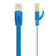 thumbnail image 2 of 100' FT Feet 100Ft 100 Feet CAT6 CAT 6 RJ45 Flat Internet Cord Ethernet Network LAN Patch Cable Cord For connects Computer to printer, router, switch box PS3 PS4 Xbox 360 Xbox One - Blue, 2 of 3