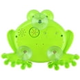 thumbnail image 2 of Juguetes de baño Ranas Máquina para hacer burbujas, Burbujas de jabón Máquina de burbujas de jabón Boquilla automática Cangrejo Baño Burbuja Juguete de regalo con 12 canciones infantiles para niños, niñas (Verde) Sailing Electrónica, 2 of 6