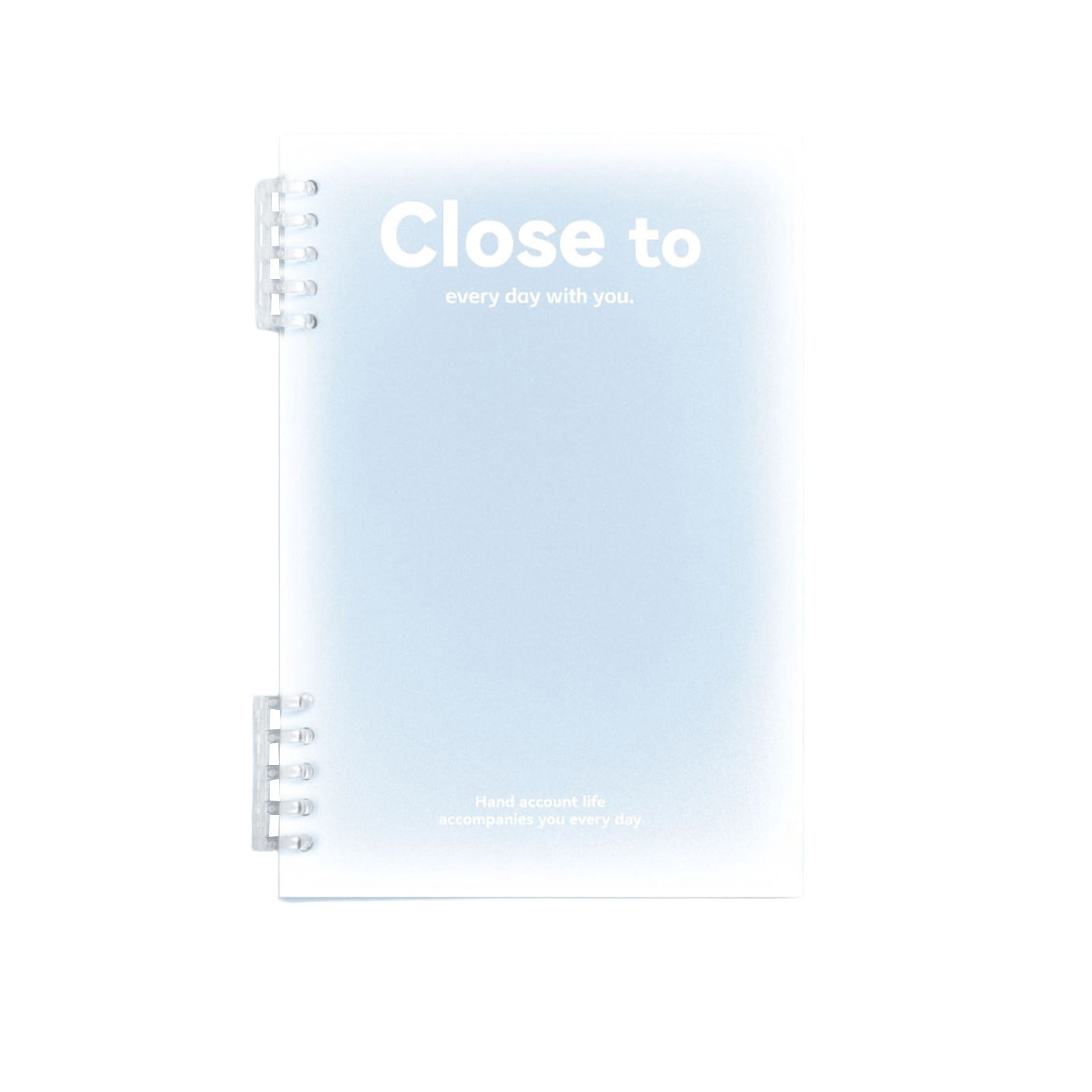HBBKVI 2 Pack Notebook, A5 Horizontal Thickened Coil Notebook Excerpt Colorful Plastic Cover Notebook Quality Writing Paper No Additive