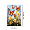 thumbnail image 4 of Amhnf Butterfly And Daffodil Garden Flag For Home Outdoor Garden Yard Decor 12x18 inch, 4 of 5