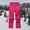 Hot Pink, variant on Kids' Waterproof Windproof Ski Pants -Lined Winter Outdoor Trousers Multi Color Kids Clothing 4-12Y