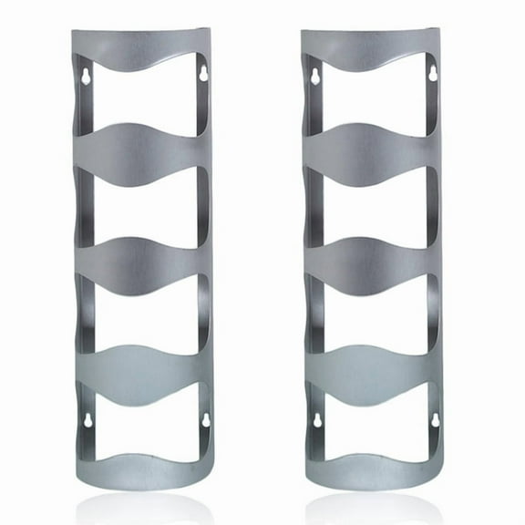 2X Wine Rack Wine Bottle Holder Bar Red Wine Stand Household Wall-Hanging Wine Storage Rack 4 Bottles Rack