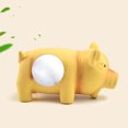 thumbnail image 4 of Colorful Latex Pig-shaped Pets Toys Built-in Whistle Cute Pig Grunting Soft Bite-resistant Chewing Squeak Teeth Cleaning Tool, 4 of 7