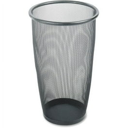 Safco Round Mesh Wastebaskets - 9 gal Capacity - Round - 13.50