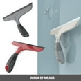 thumbnail image 6 of MR.Siga Multi-Purpose Silicon Squeegee Includes Suction Hook, 10 inch, Grey & Black, 1 Pack, 6 of 10
