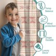 thumbnail image 3 of Blackout Kids Curtains,Boho Bohemia Geometric Line Art Childrens Insulated Curtains Set Of 2,Bedroom Essentials,Toddler Room Decor 52"x84"(132x213cm), 3 of 4