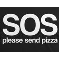 thumbnail image 4 of Old Glory Mens SOS Please Send Pizza Short Sleeve Graphic T Shirt, 4 of 6