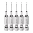 thumbnail image 1 of Unique Bargains H1.5 Magnetic Hex Screwdriver Bit 1/4' Hex Shank 2' Length Screw Driver, 5 Pack, 1 of 5