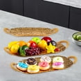 thumbnail image 1 of 3 bandejas para servir dulces, plato de frutas, bandeja decorativa multifuncional, bandeja para aperitivos de frutas, bandeja para repostería para, 1 of 8