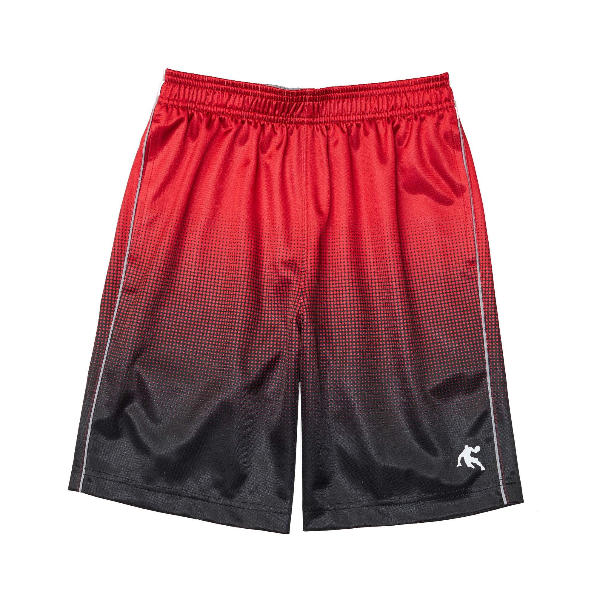 AND1 Boys' Polyester Mesh Hoop 2.0 Basketball Gym & Workout Shorts