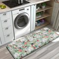 thumbnail image 3 of Maltese Dog and Flower Floral Kitchen Rug Mat,Kitchen Runner Rugs Non Skid Washable,Decorative Kitchen Floor Mats for Kitchen,Sink,Laundry,17"x47.2", 3 of 7