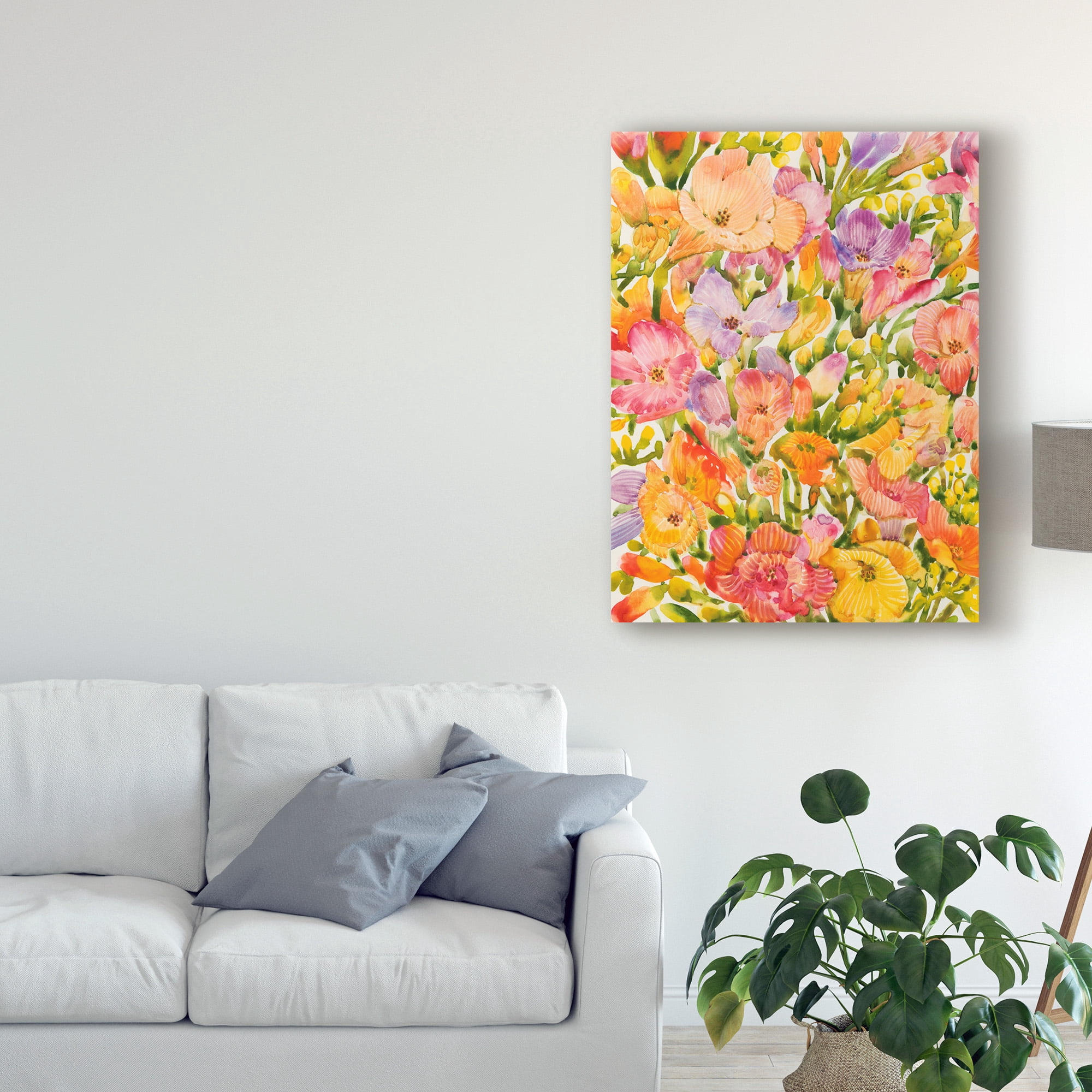 Trademark Fine Art 'Wildflower Study I' Canvas Art by Tim OToole