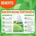 thumbnail image 3 of Mouse RodentRepellent 30Pack, Peppermint Oil Balls forRodents Outdoor and Indoor Use, DeterrentRats MiceRepellent for Car,Kitchen, 3 of 8