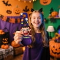 thumbnail image 5 of Halloween Crafts for Student Vampire Door Hanger Kit Halloween Party Favors Fun Diy Activities with Cardstock Paper and Foam for Holiday Home Decor 3 Piece Set, 5 of 7