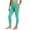 Green, variant on UQJfacai Girls Leggings with Pockets Athletic High Waisted Kids Workout Active Dance Running Yoga Pants Tights 6-14 Years