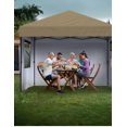 thumbnail image 7 of Luku 10x10 FT Commercial Pop-Up Canopy with One-Push Set-up, Waterproof UV Protection, 4 Detachable Sidewalls, Adjustable Height, Sturdy Steel Frame, Black Event Tent, 7 of 7