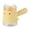 Yellow, variant on QccHieUs Press Salt Pepper Shaker Seasonings Spice Dispenser Gadget Kitchen Sprinkle Salt White