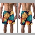 thumbnail image 3 of luoweisi Men's Beach Shorts Quick Dry Swim Trunks with Mesh Lining Shell S, 3 of 5